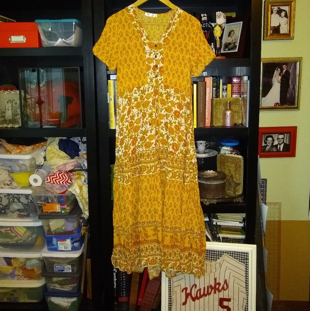 R. Vivimos Orange Dress